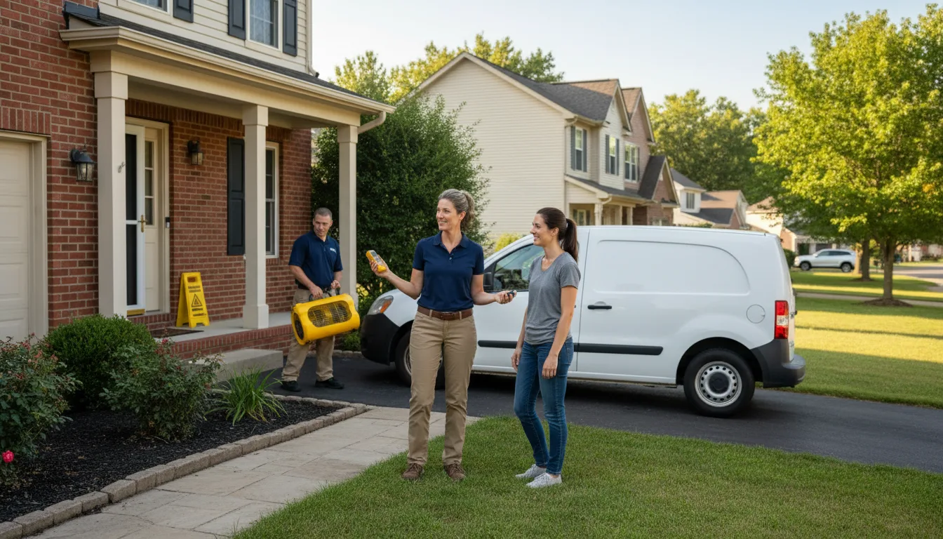 Water restoration image for Water Damage & Restoration Services in Herrick, SD